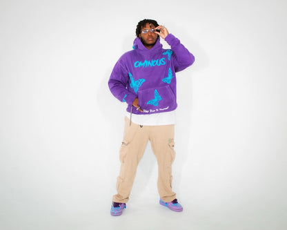 Vintage Washed Butterfly Hoodie