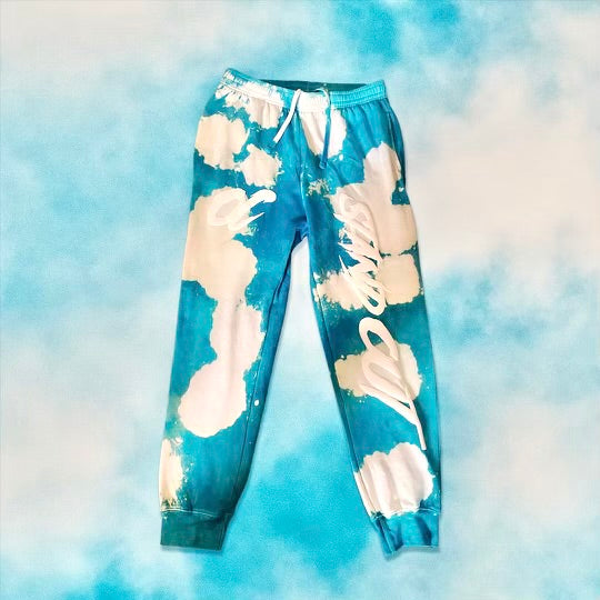 Aqua Color Cloud Sweats