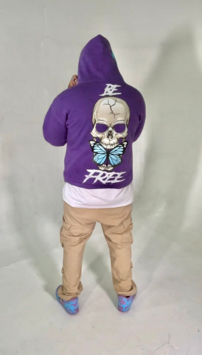 Vintage Washed Butterfly Hoodie