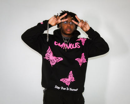 Butterfly Hoodie (Pink)