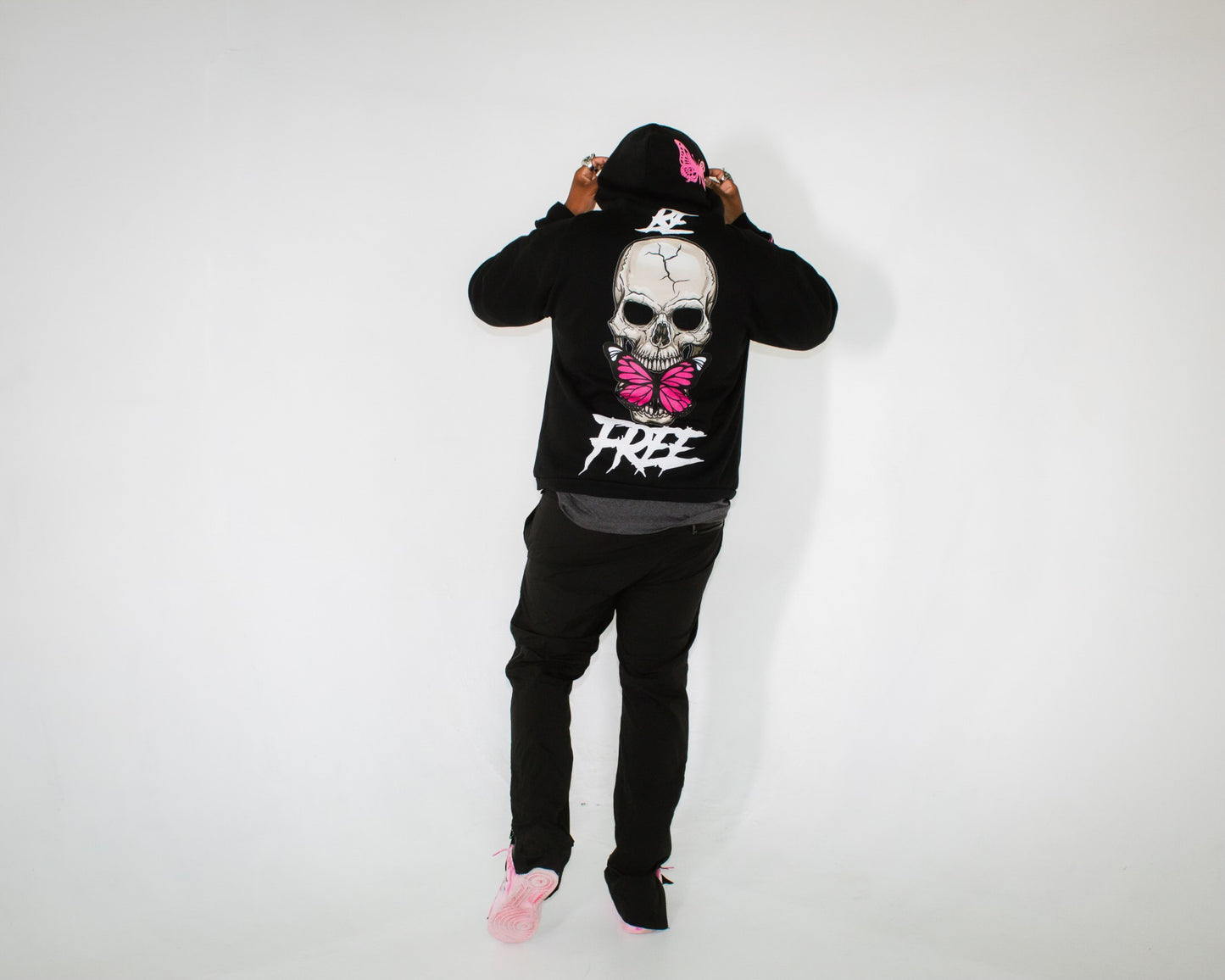 Butterfly Hoodie (Pink)