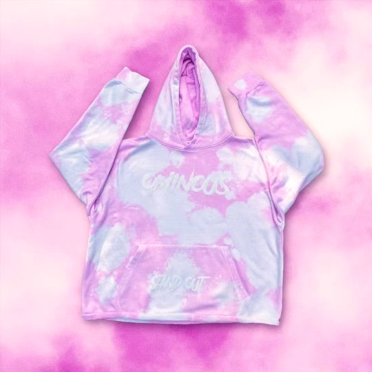 Pink Color Cloud Hoodie