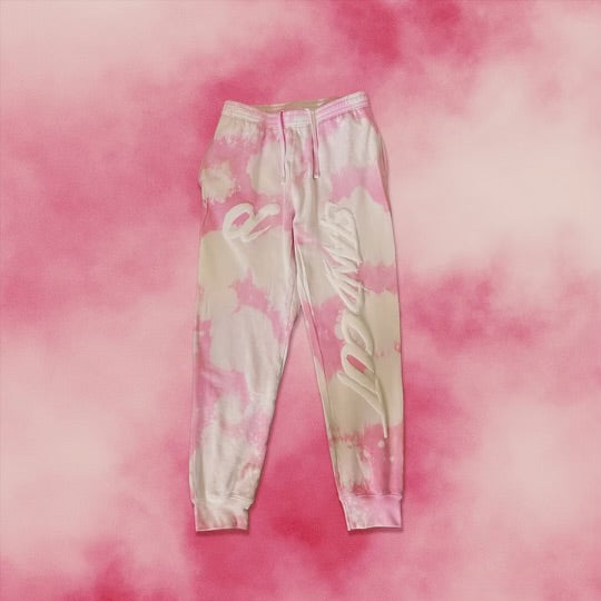 Pink Color Cloud Sweats