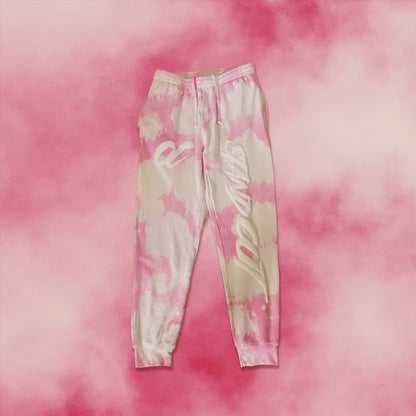 Pink Color Cloud Sweats