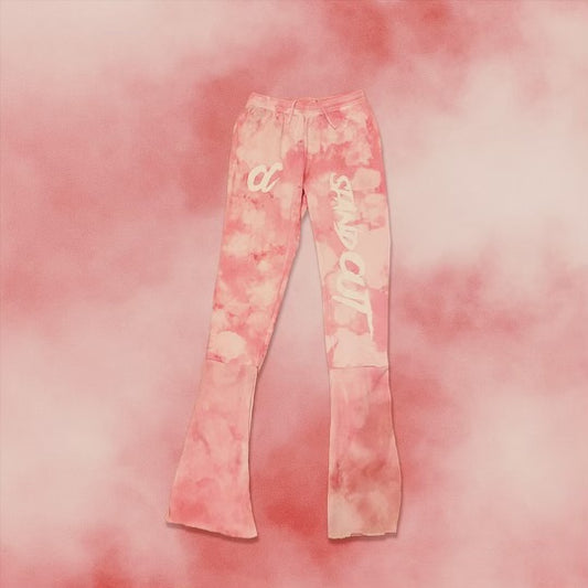 Pink Color Cloud Sweats