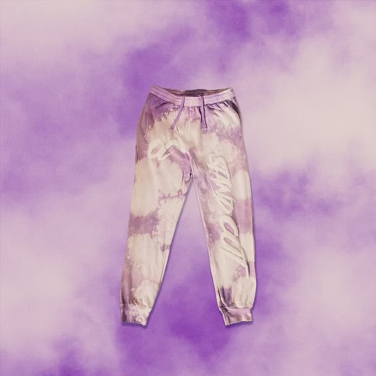 Purple Color Cloud Sweats